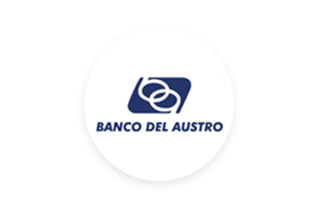 Logo de Banco del Austro